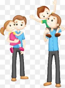 爸爸抱着孩子的图片,爸爸的怀抱，孩子的幸福港湾